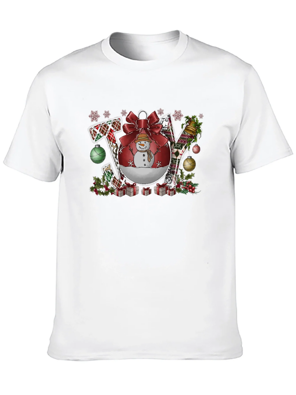 Joy Christmas Graphic Tee - Holiday Shirt product image 9