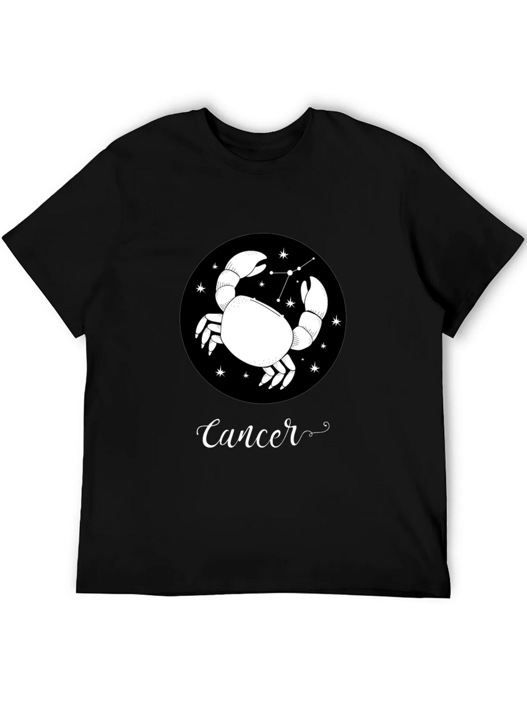 Cancer Zodiac T-Shirt - Black Astrology Tee product image 5