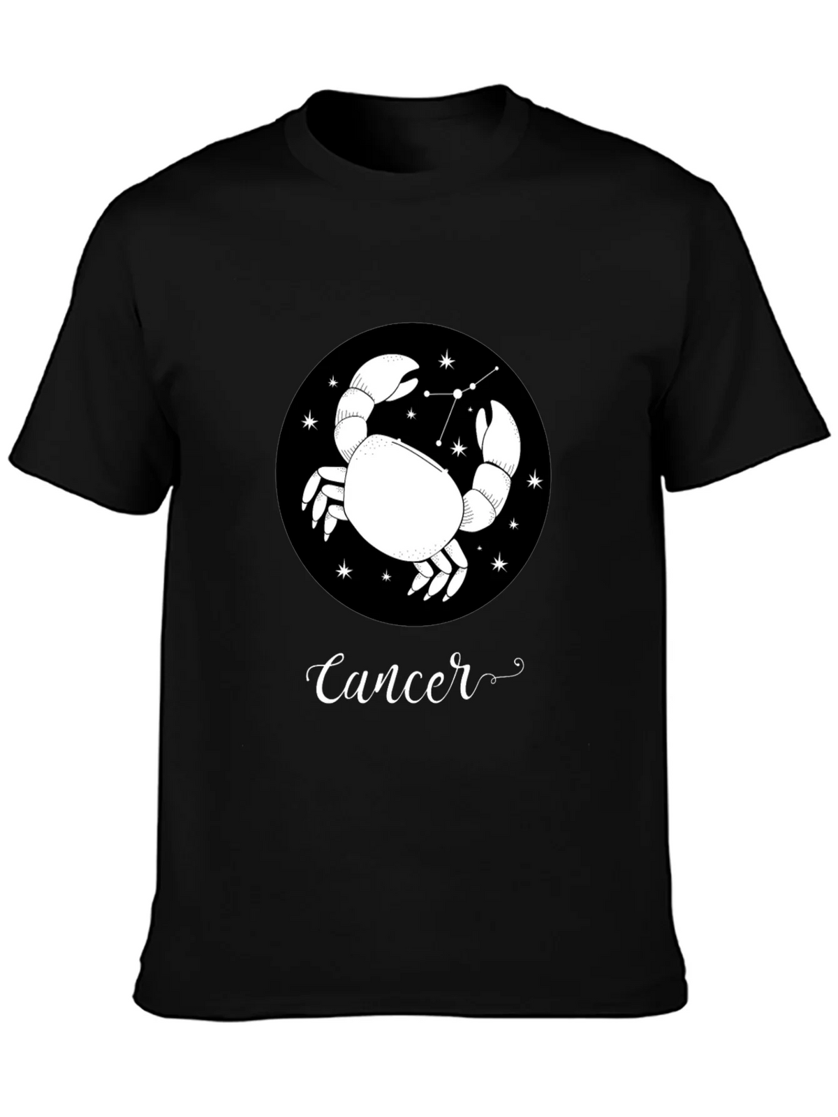 Cancer Zodiac T-Shirt - Black Astrology Tee product image 3