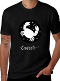 Cancer Zodiac T-Shirt - Black Astrology Tee product image 1
