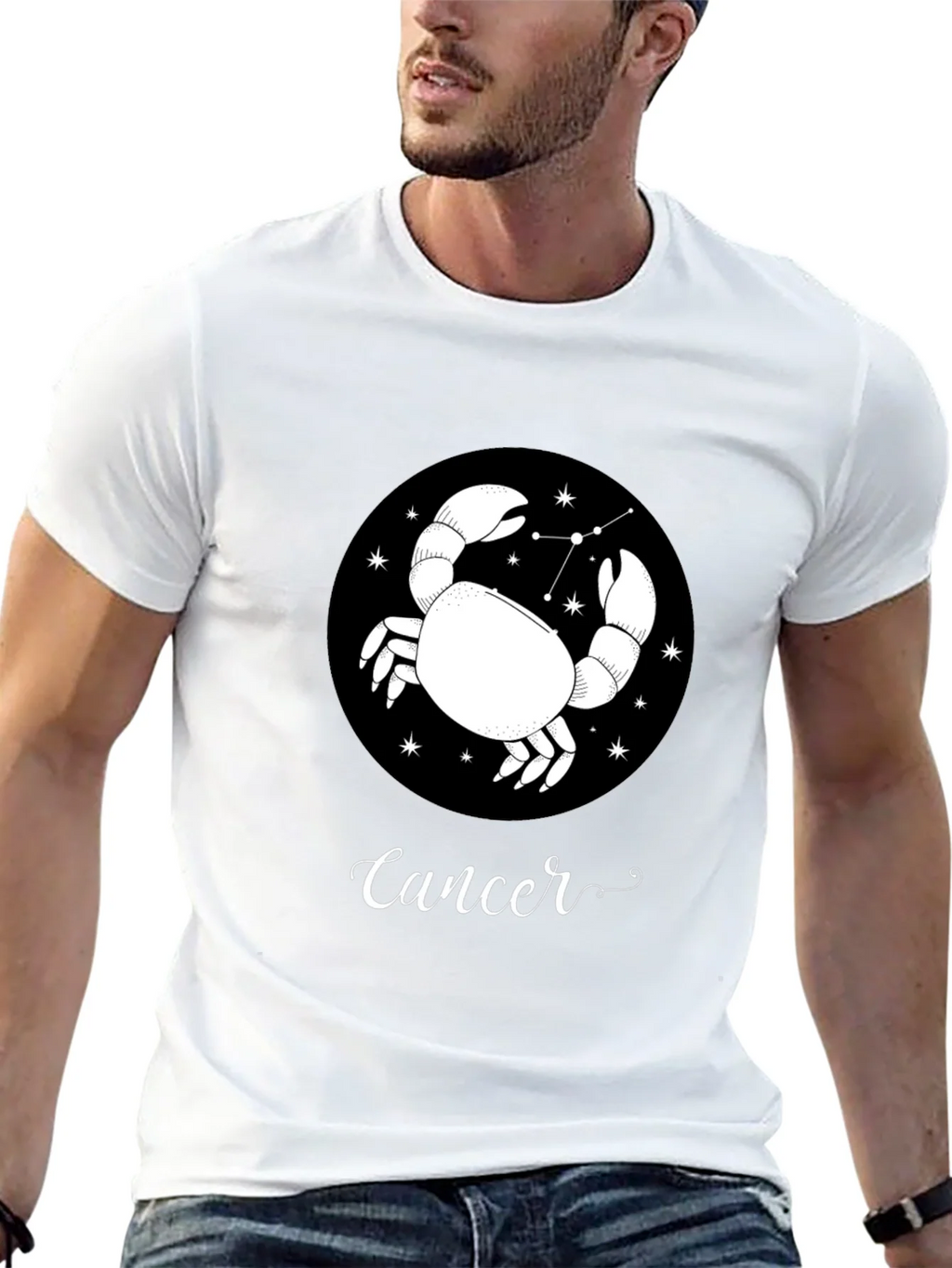 Cancer Zodiac T-Shirt - Black Astrology Tee product image 12