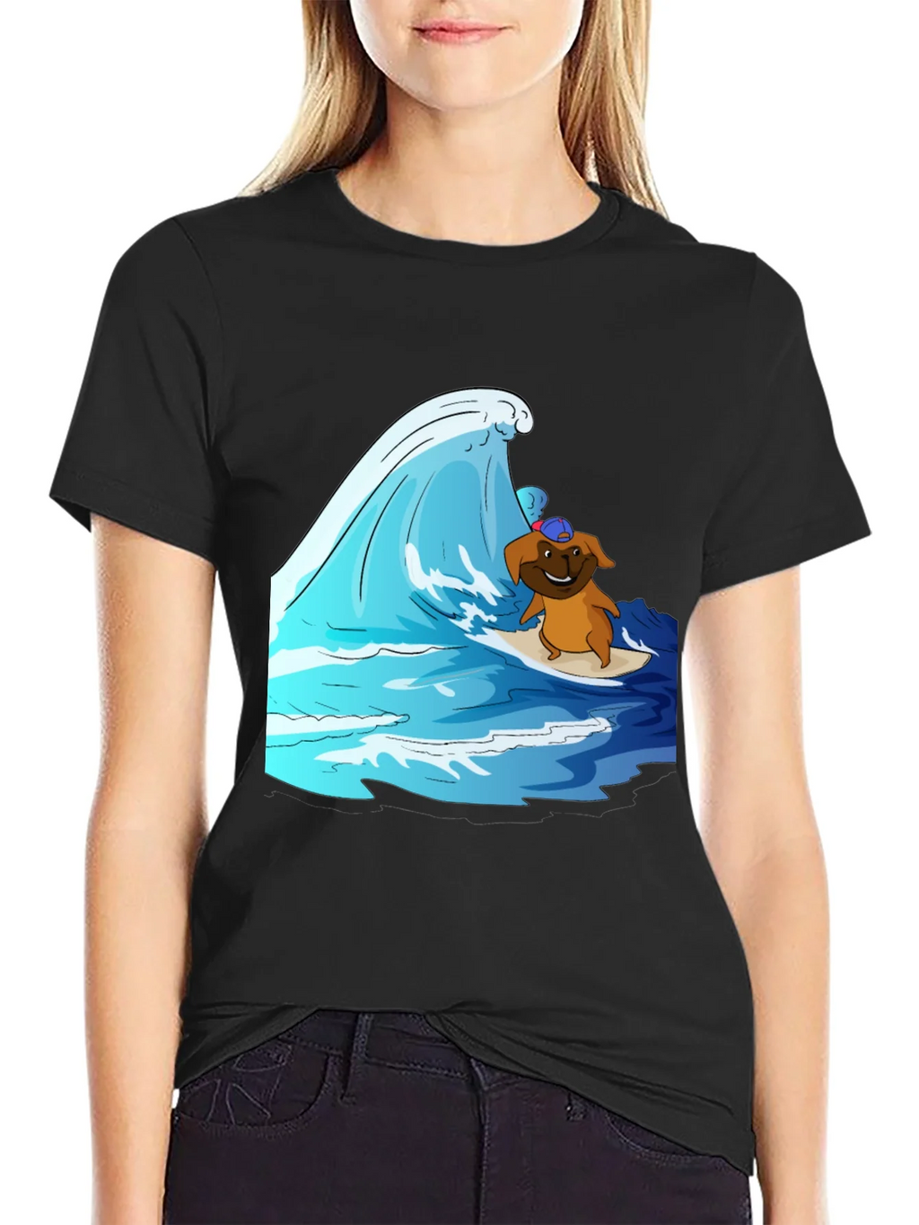 Surfing Dog T-Shirt product image 2