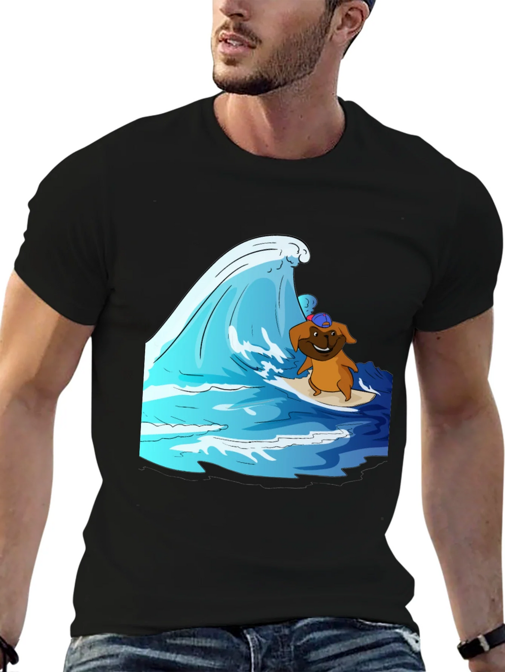 Surfing Dog T-Shirt product image 6