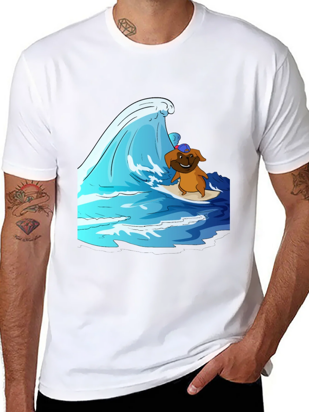 Surfing Dog T-Shirt product image 7