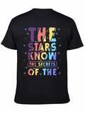 Stars Know Secrets Graphic T-Shirt - Black product image 1