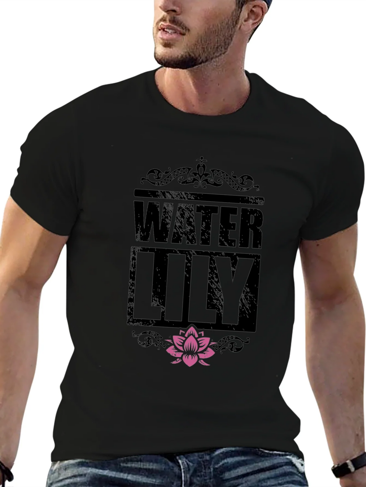 Water Lily Graphic Print T-Shirt product image 6
