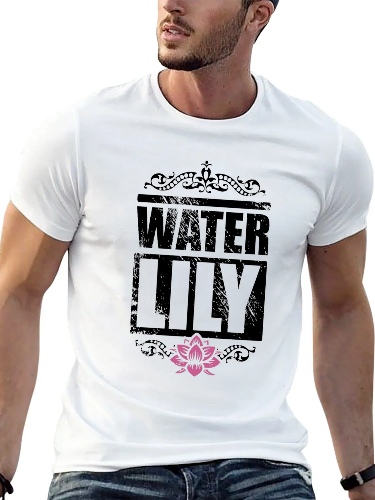 Water Lily Graphic Print T-Shirt product image 12