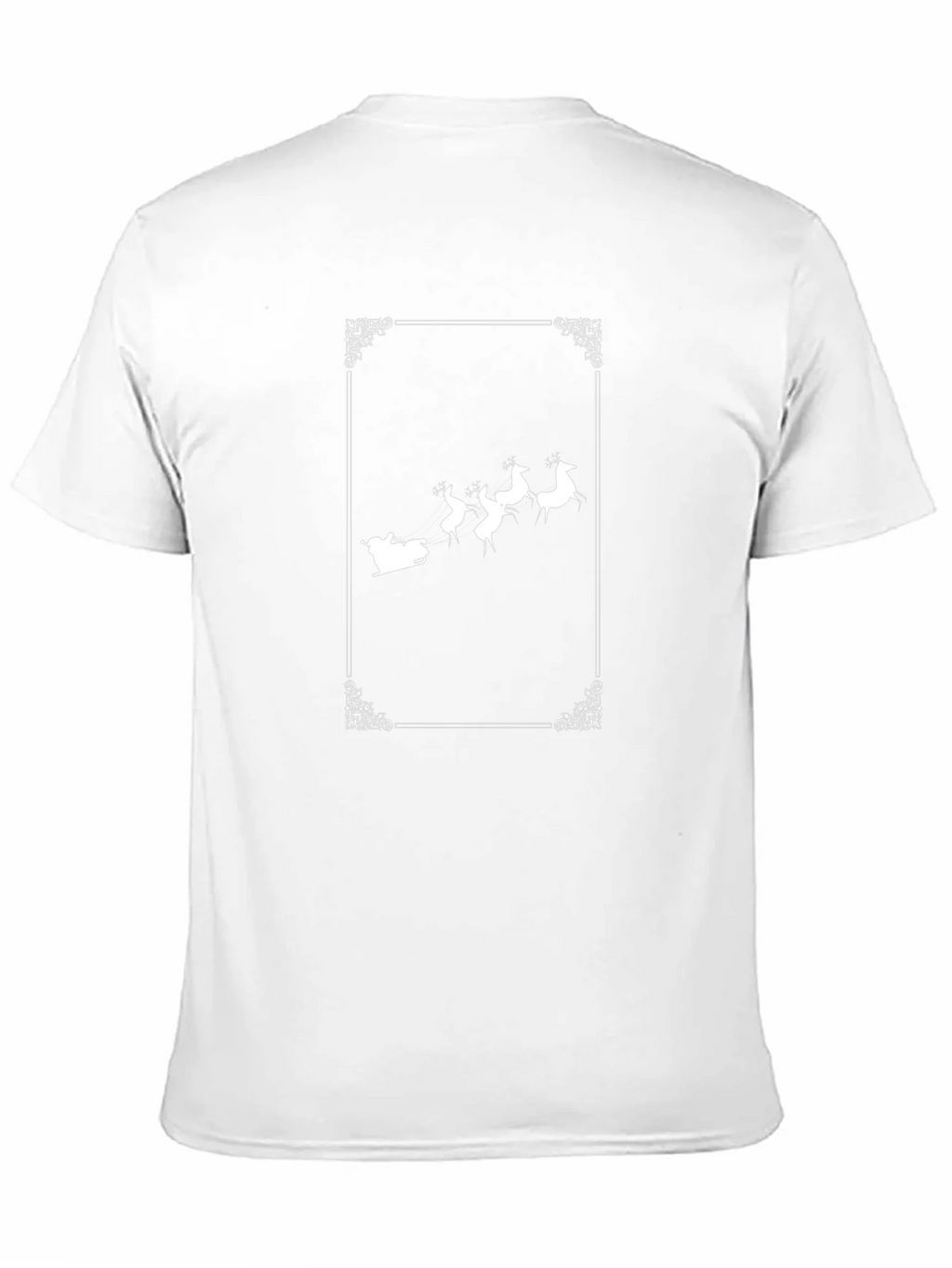 Christmas Reindeer Sleigh Graphic Tee product image 10