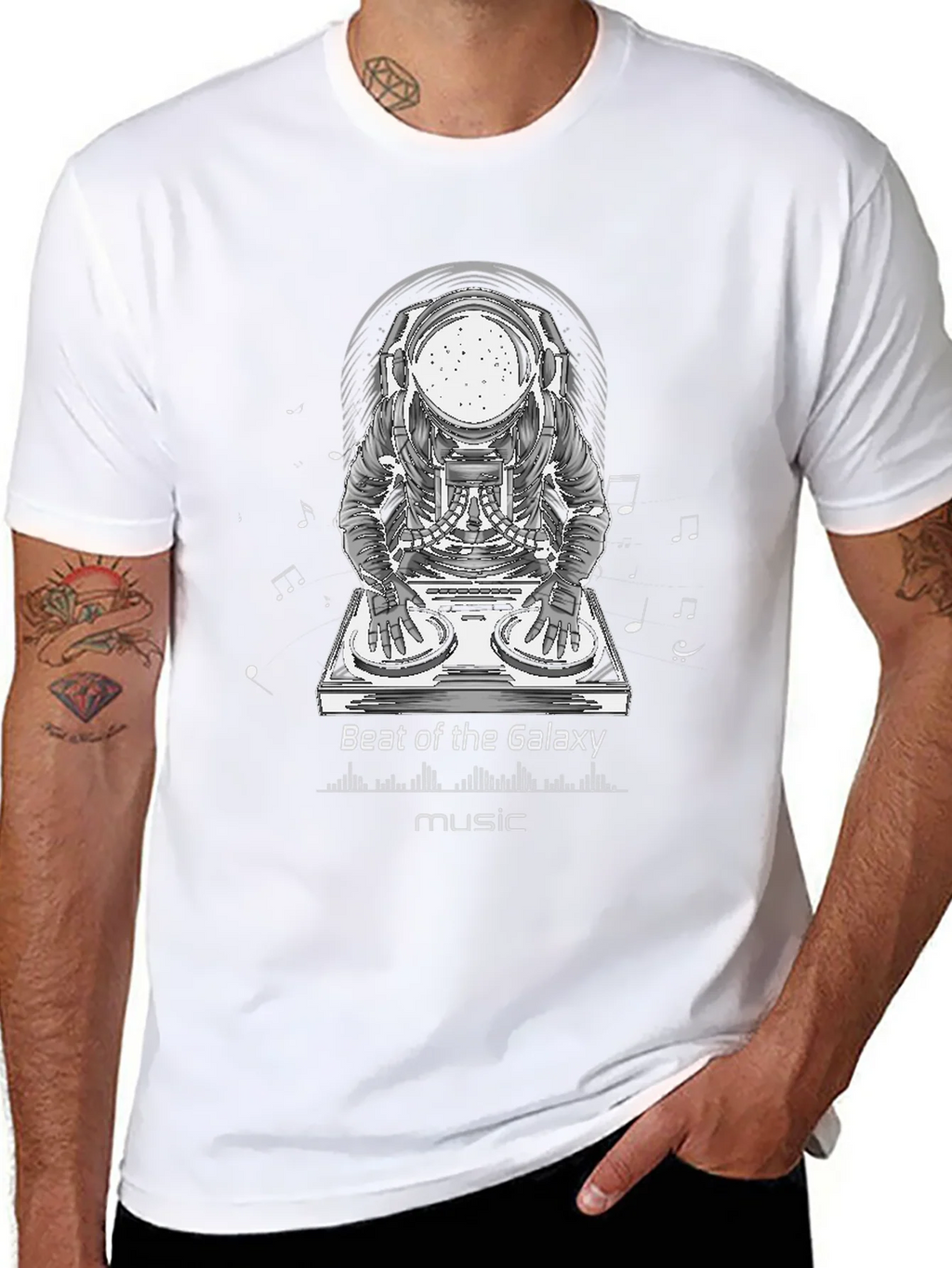Astronaut DJ T-Shirt - Beat of the Galaxy product image 6