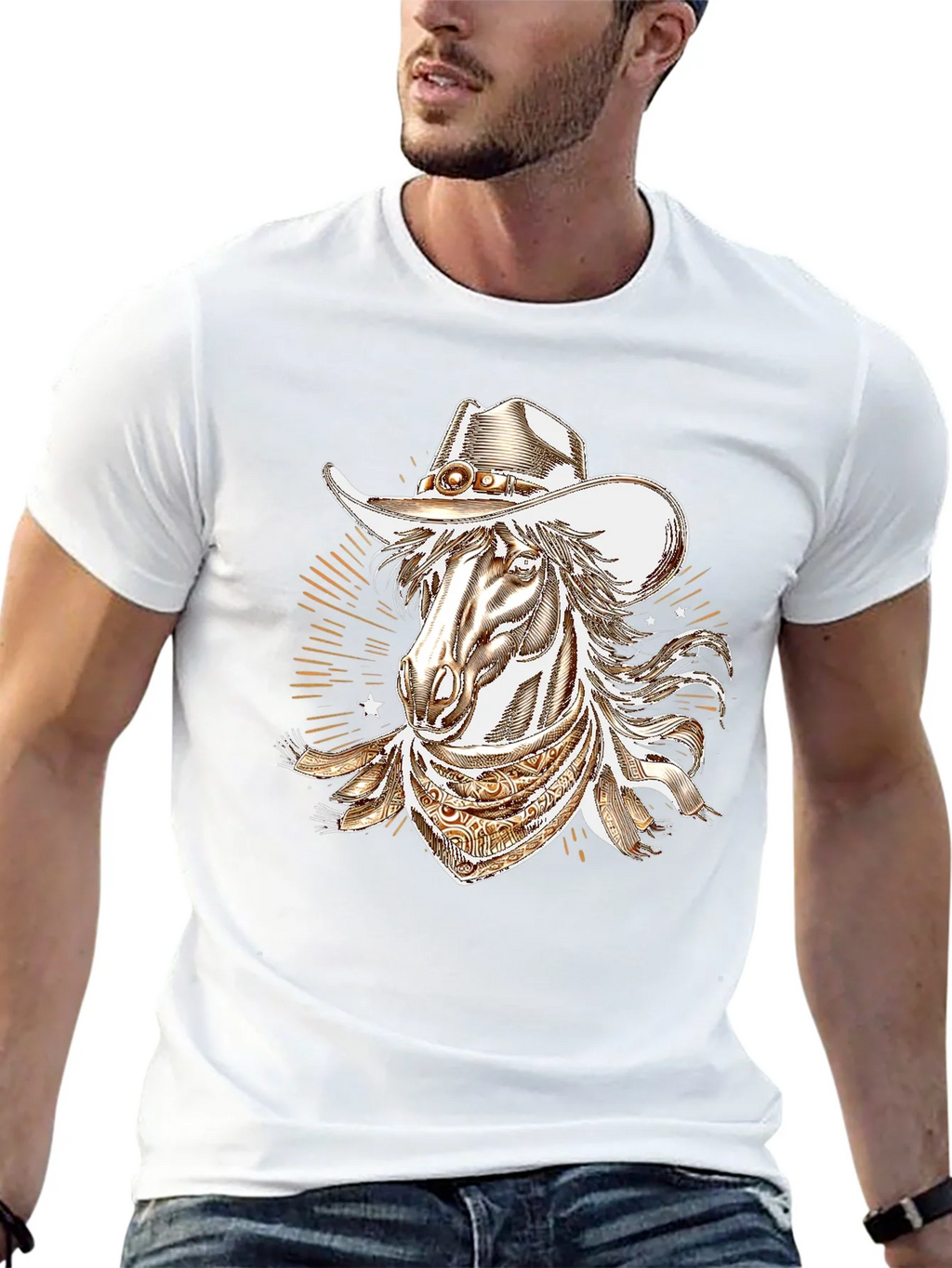 Cowboy Horse Graphic Tee product image 12