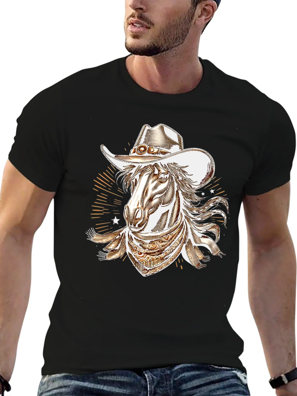 Cowboy Horse Graphic Tee product image 6