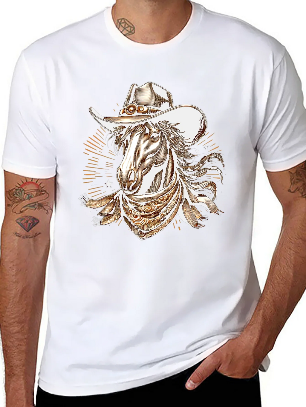Cowboy Horse Graphic Tee product image 7