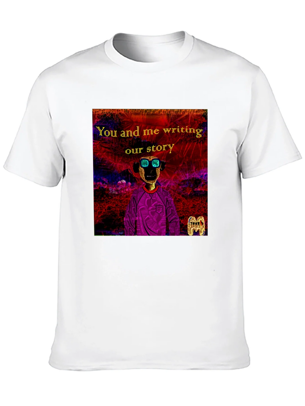 Unique Graphic T-Shirt - You and Me Writing Our Story product image 9