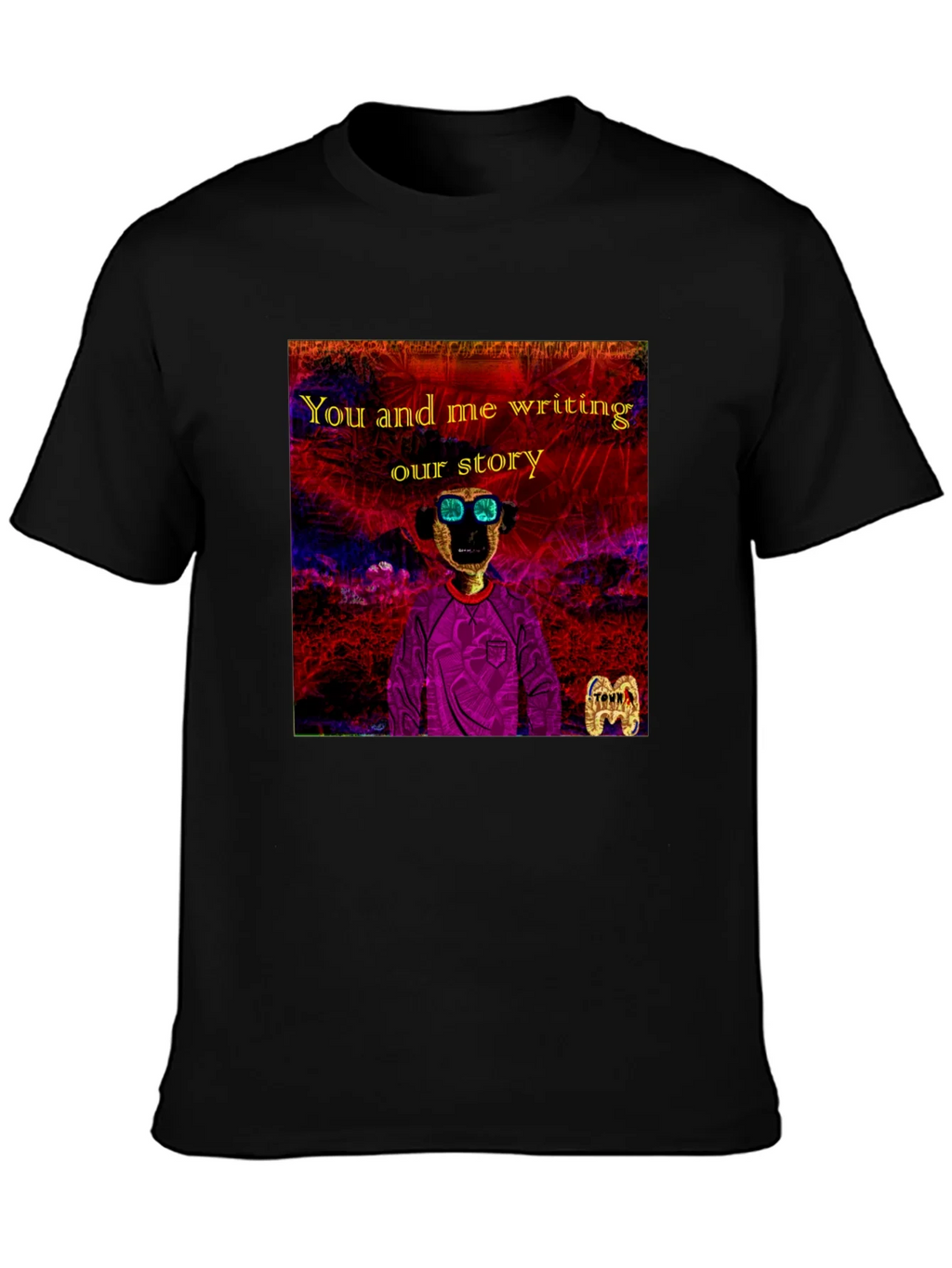 Unique Graphic T-Shirt - You and Me Writing Our Story product image 3