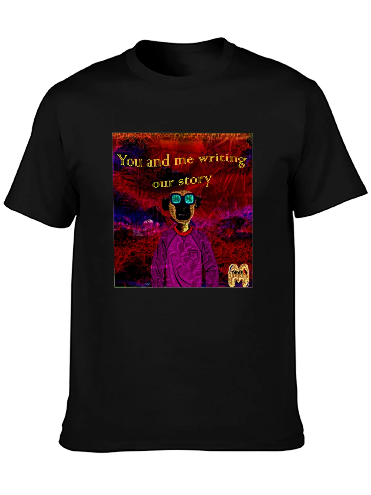 Unique Graphic T-Shirt - You and Me Writing Our Story product image 3