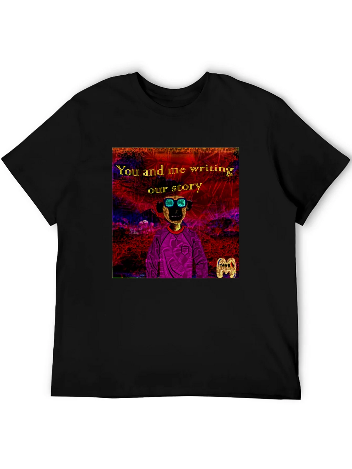 Unique Graphic T-Shirt - You and Me Writing Our Story product image 5