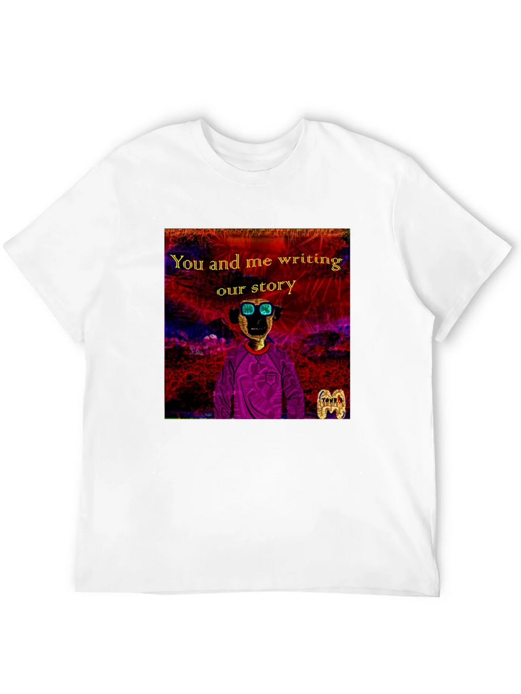 Unique Graphic T-Shirt - You and Me Writing Our Story product image 11