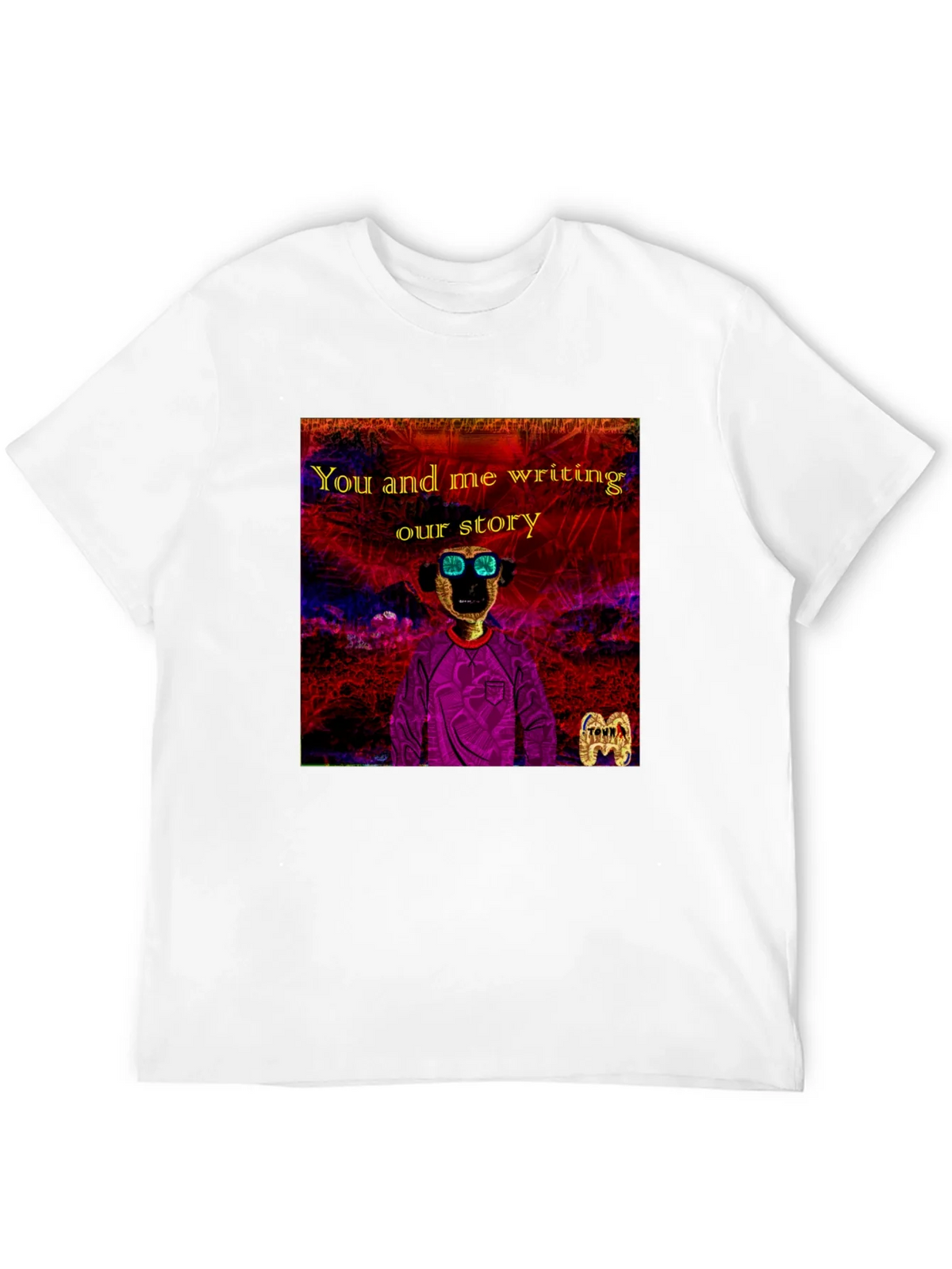 Unique Graphic T-Shirt - You and Me Writing Our Story product image 11