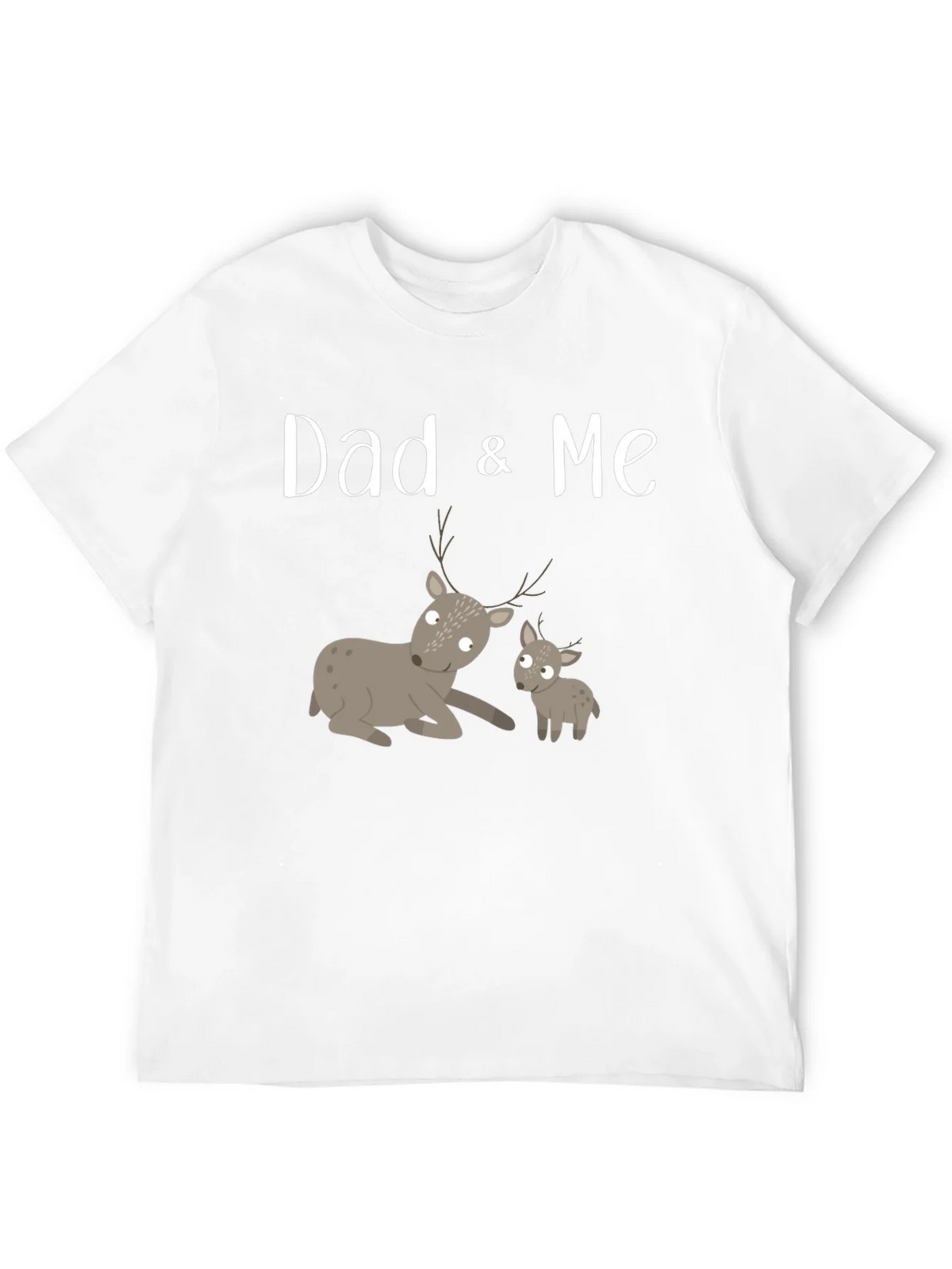 Dad & Me Deer Graphic Tee - Black Cotton product image 11