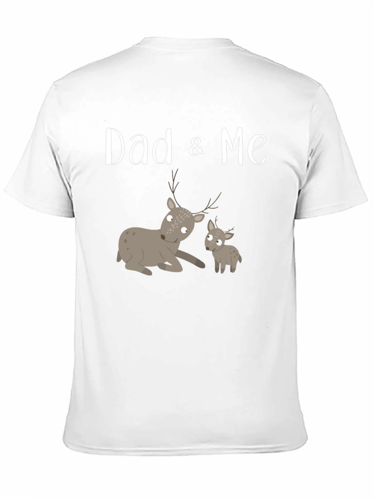 Dad & Me Deer Graphic Tee - Black Cotton product image 10