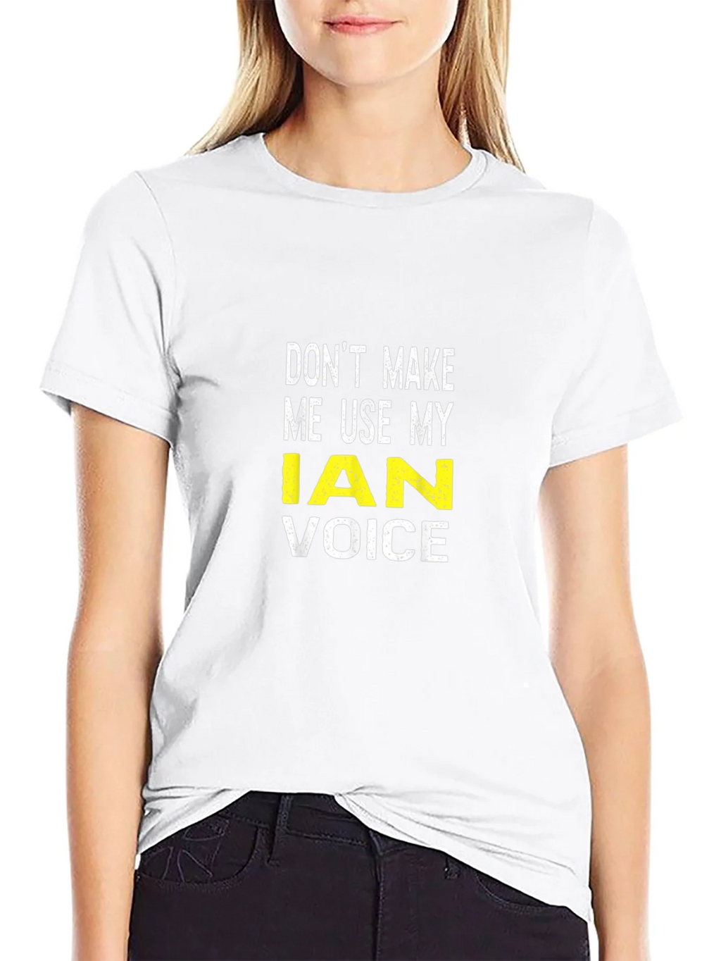 Dont Make Me Use My Ian Voice T-Shirt product image 8