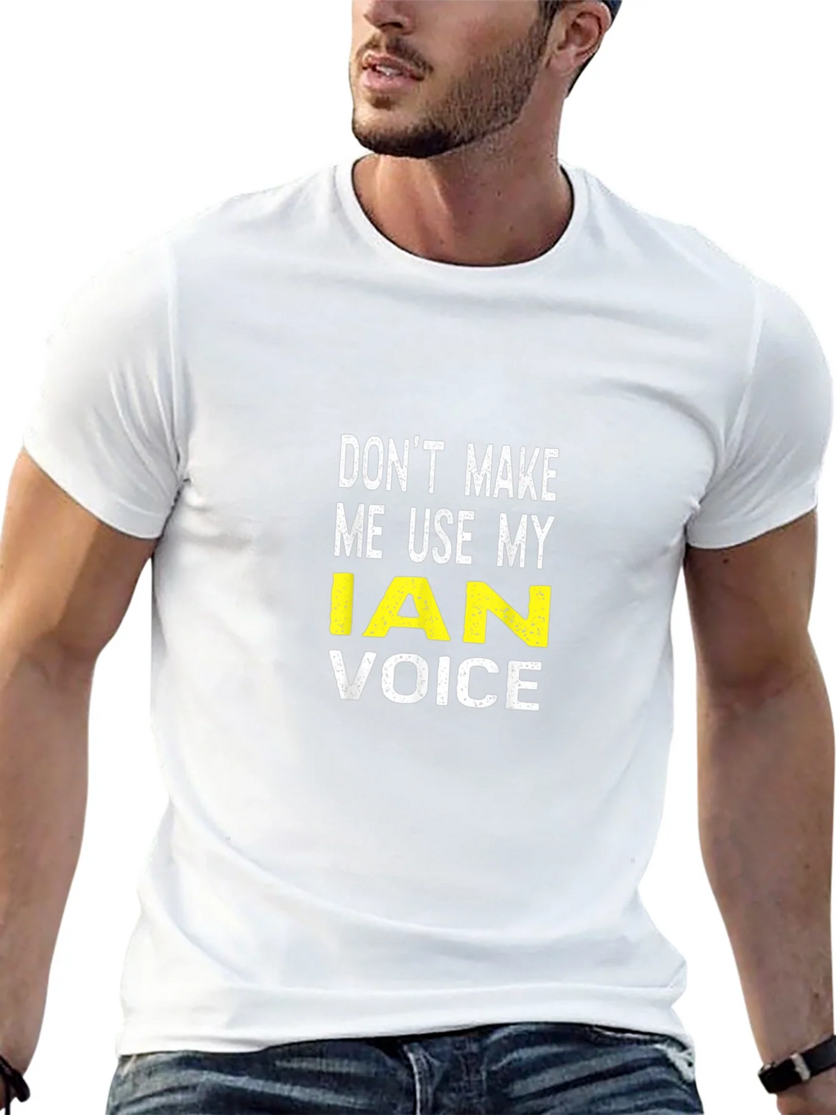 Dont Make Me Use My Ian Voice T-Shirt product image 12