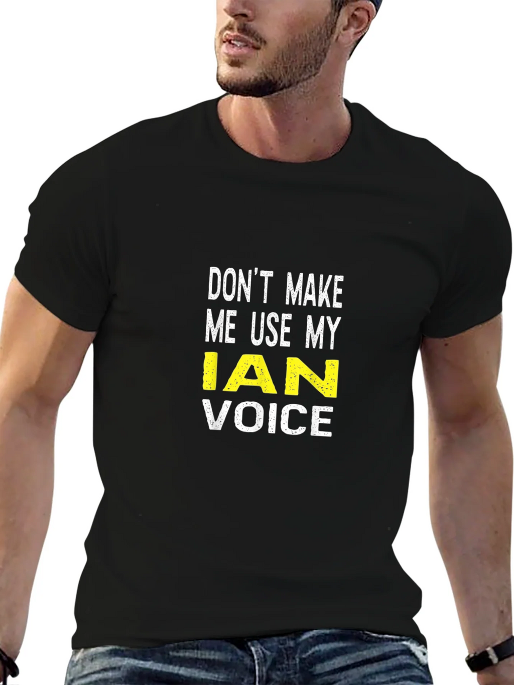 Dont Make Me Use My Ian Voice T-Shirt product image 6