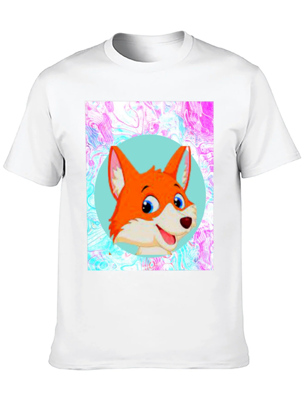 Cartoon Fox Graphic Tee - Unisex Black T-Shirt product image 8