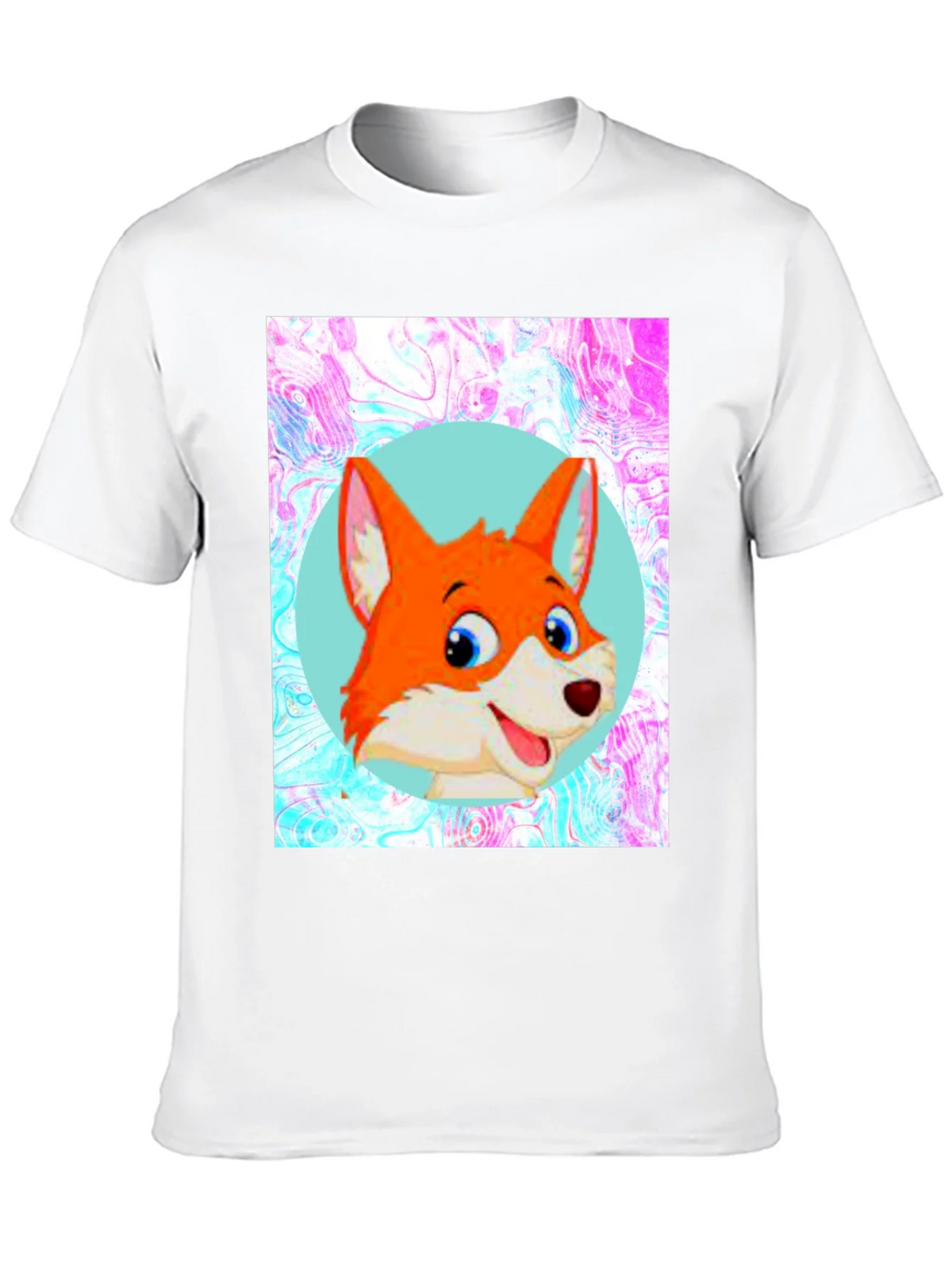 Cartoon Fox Graphic Tee - Unisex Black T-Shirt product image 8