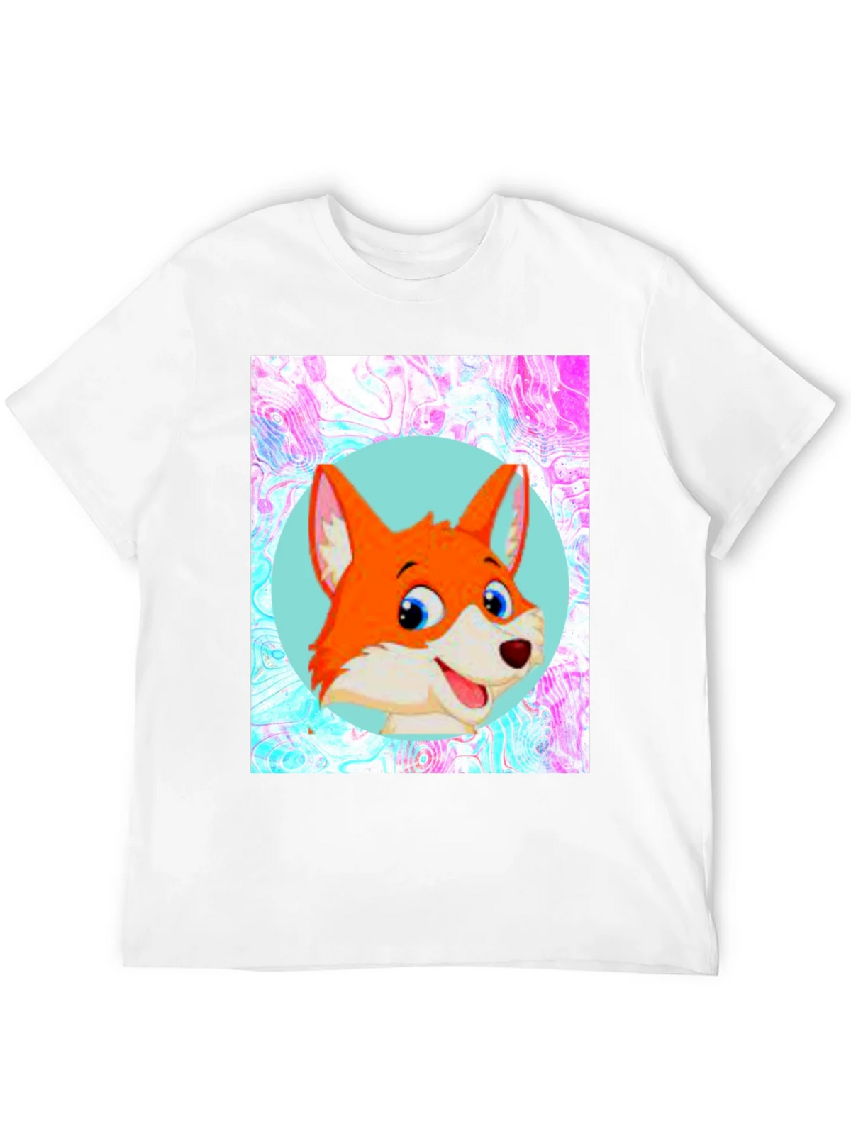 Cartoon Fox Graphic Tee - Unisex Black T-Shirt product image 10