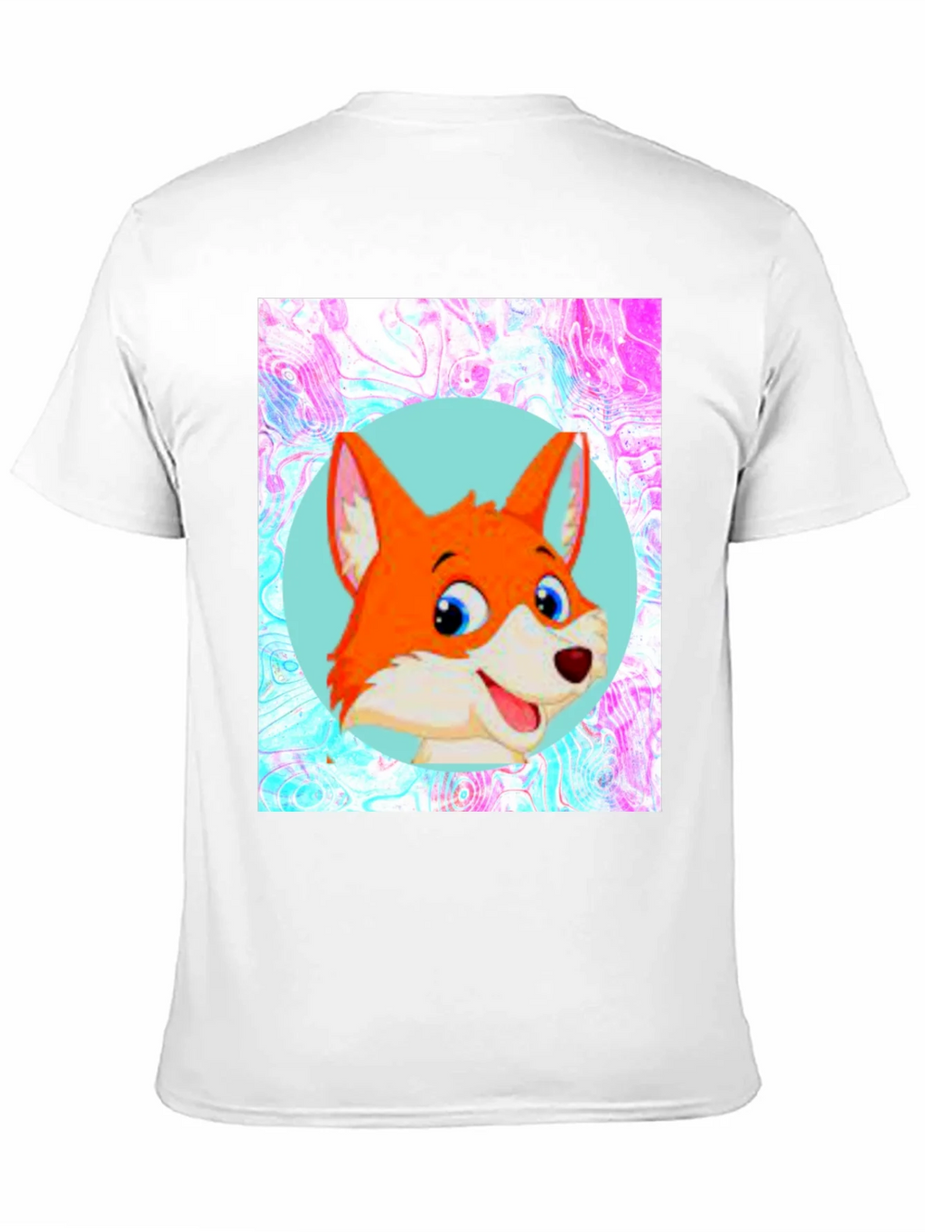 Cartoon Fox Graphic Tee - Unisex Black T-Shirt product image 9