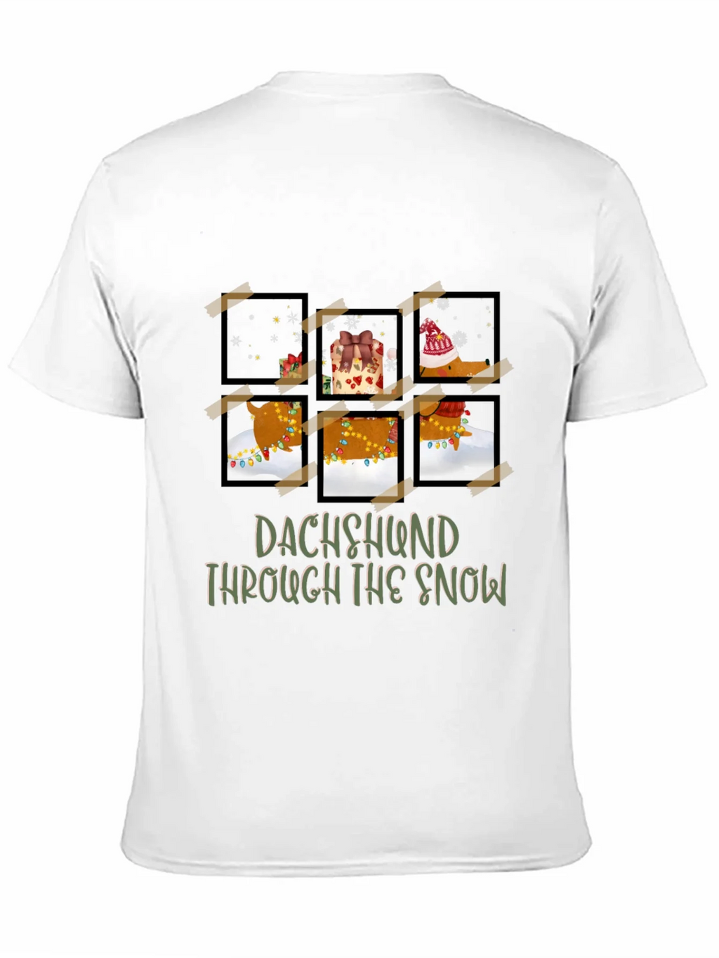 Dachshund Through The Snow Graphic Tee product image 10