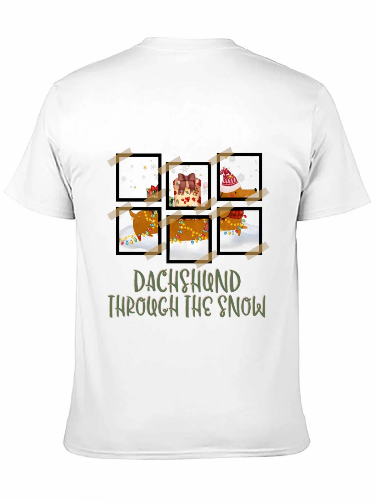 Dachshund Through The Snow Graphic Tee product image 10