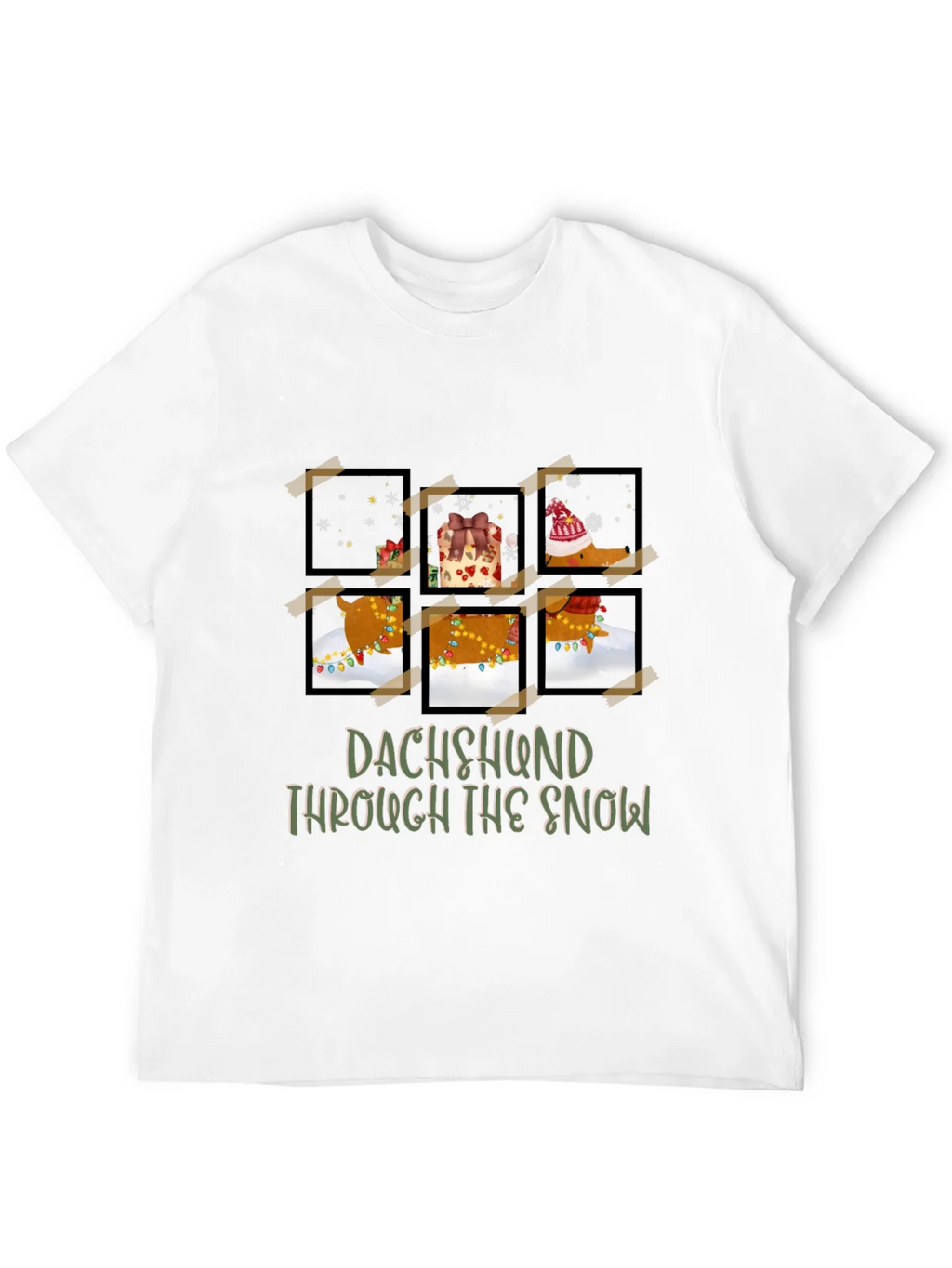 Dachshund Through The Snow Graphic Tee product image 11