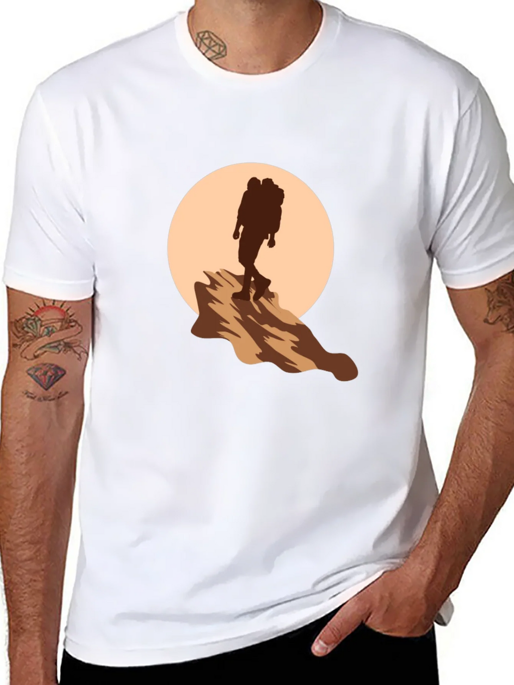 Hiking Silhouette Graphic Tee - Adventure Ready product image 7
