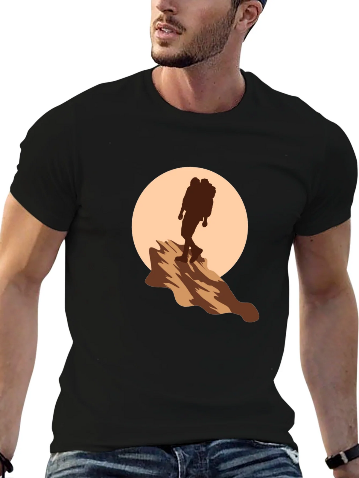 Hiking Silhouette Graphic Tee - Adventure Ready product image 6