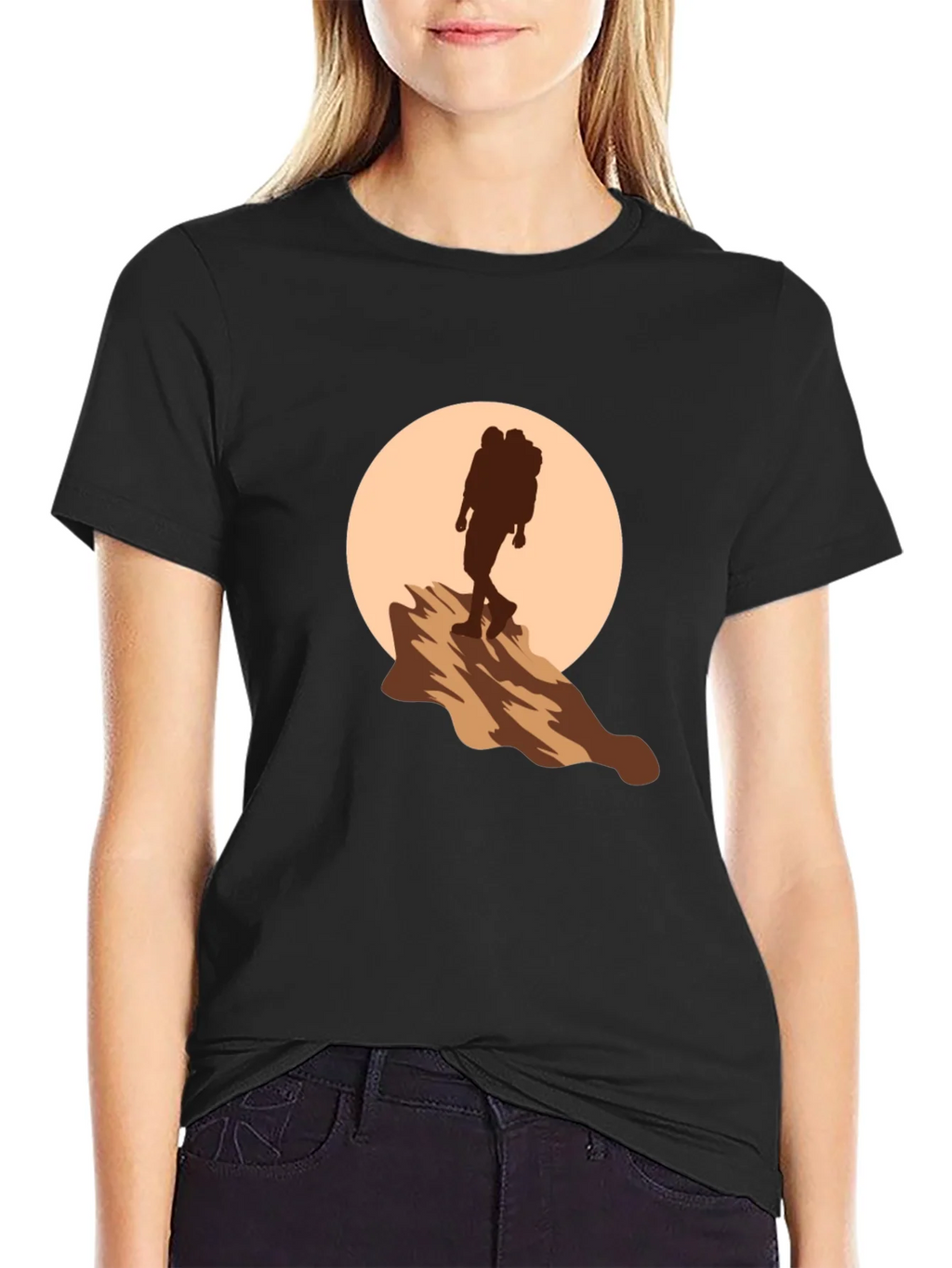 Hiking Silhouette Graphic Tee - Adventure Ready product image 2