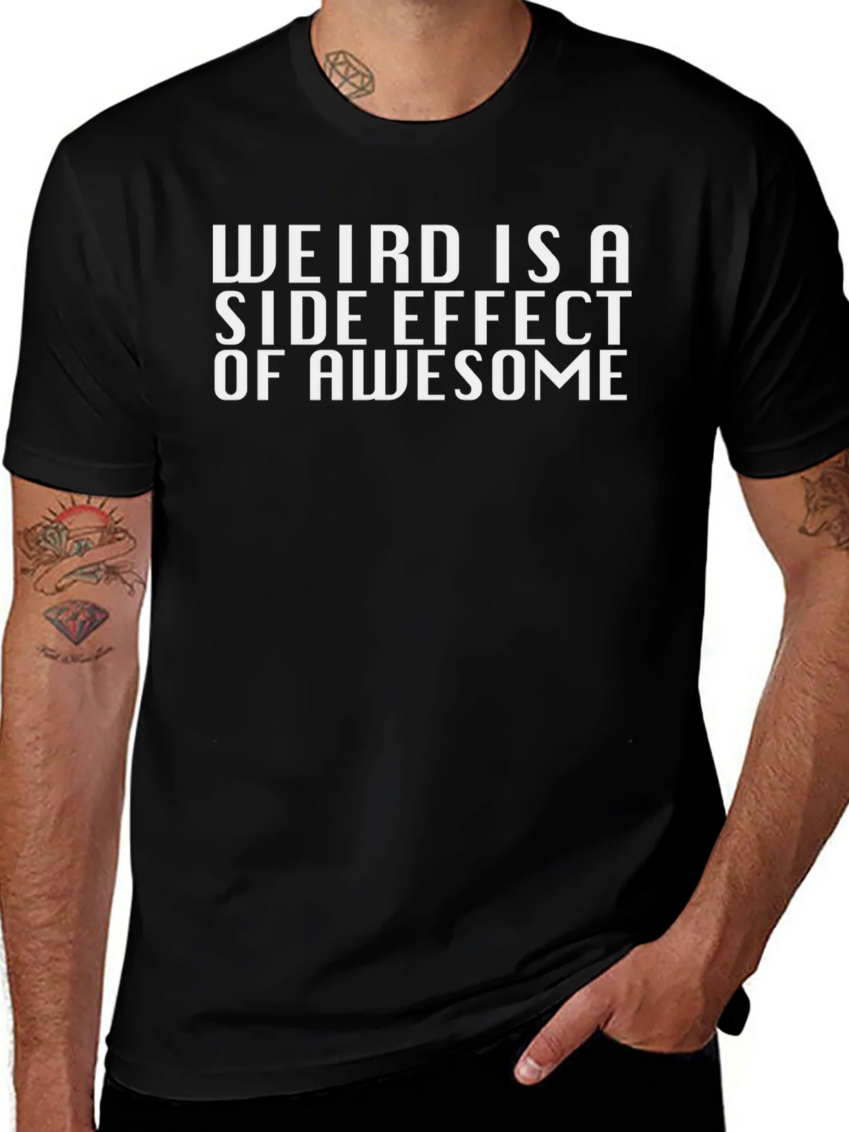 Weird is a Side Effect of Awesome Graphic Tee product image 1
