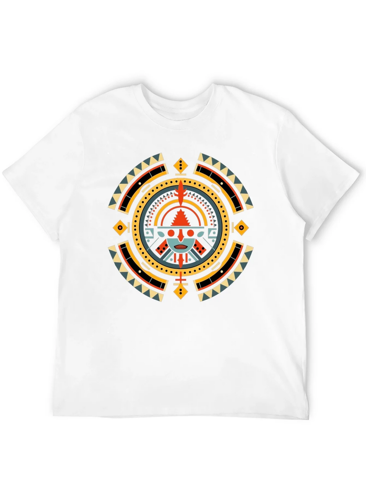 Aztec Sun Graphic T-Shirt - Black product image 11