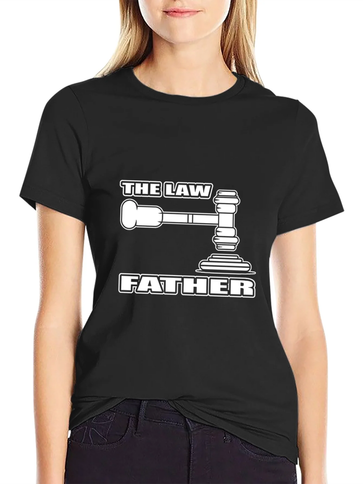The Law Father Graphic Tee - Black T-Shirt product image 2