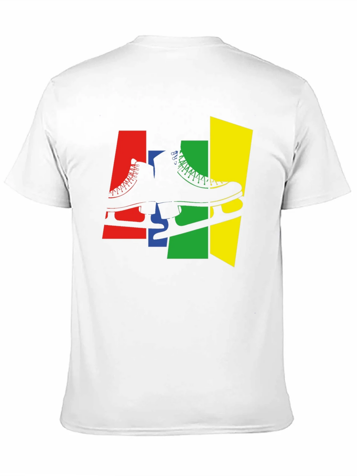 Retro Skates T-Shirt - Black Cotton Graphic Tee product image 10