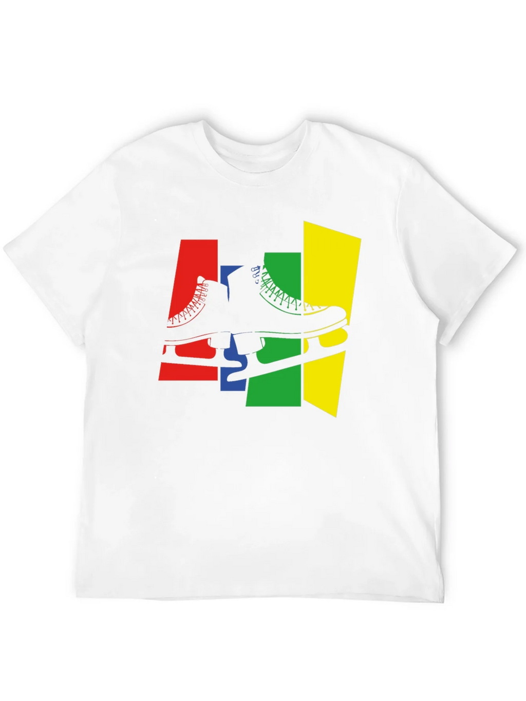 Retro Skates T-Shirt - Black Cotton Graphic Tee product image 11