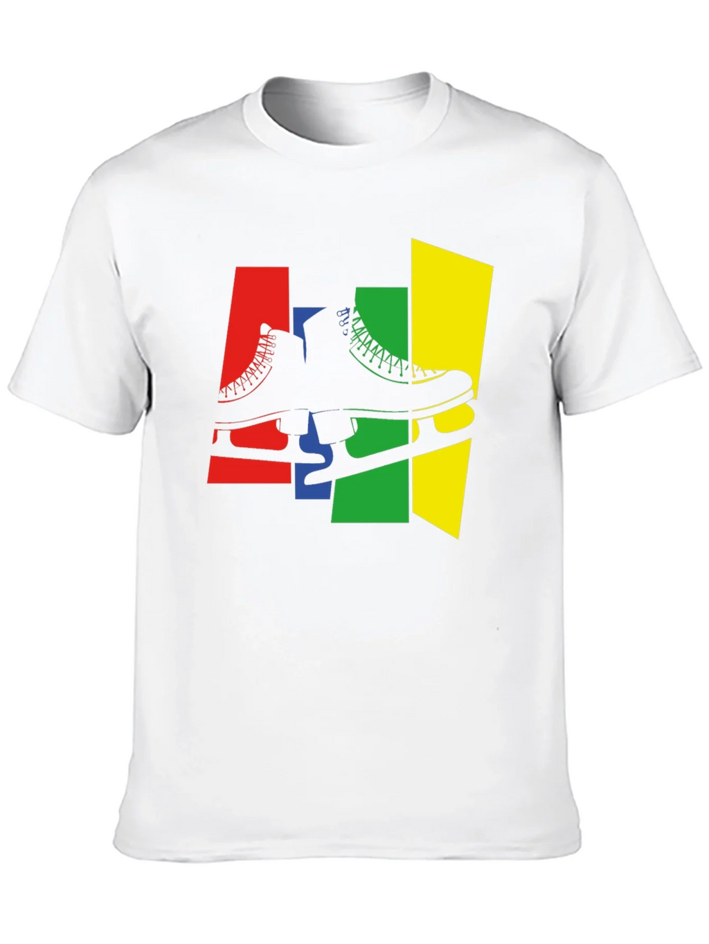 Retro Skates T-Shirt - Black Cotton Graphic Tee product image 9
