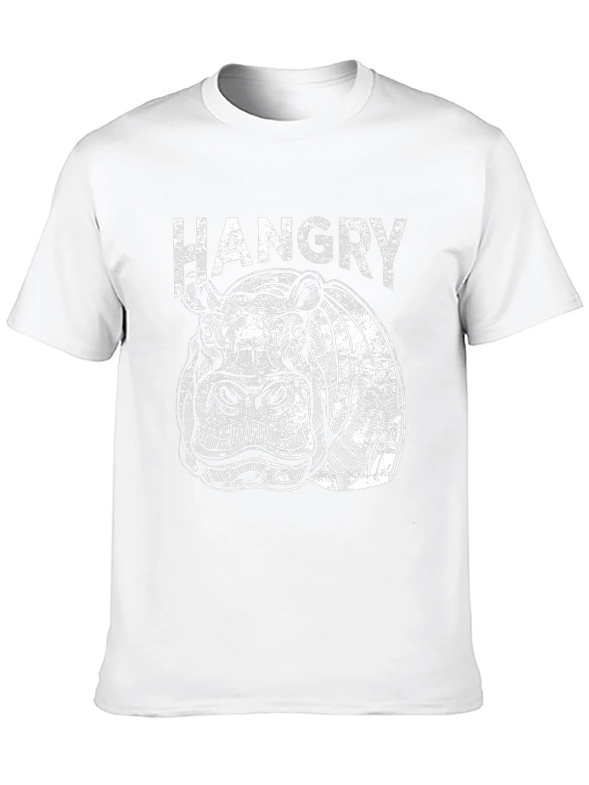 Hangry Hippo Graphic T-Shirt - Black product image 9