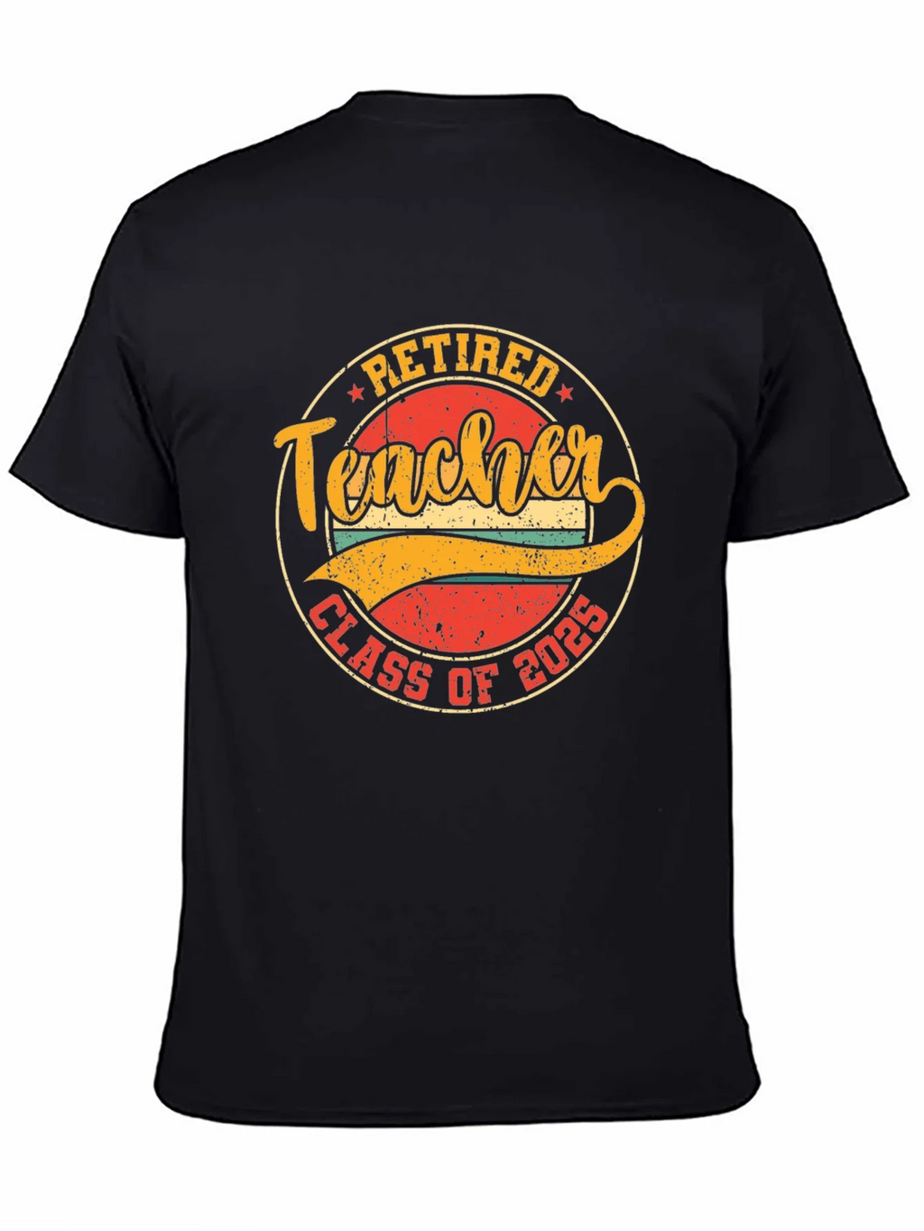Retired Teacher Class of 2025 T-Shirt product image 4
