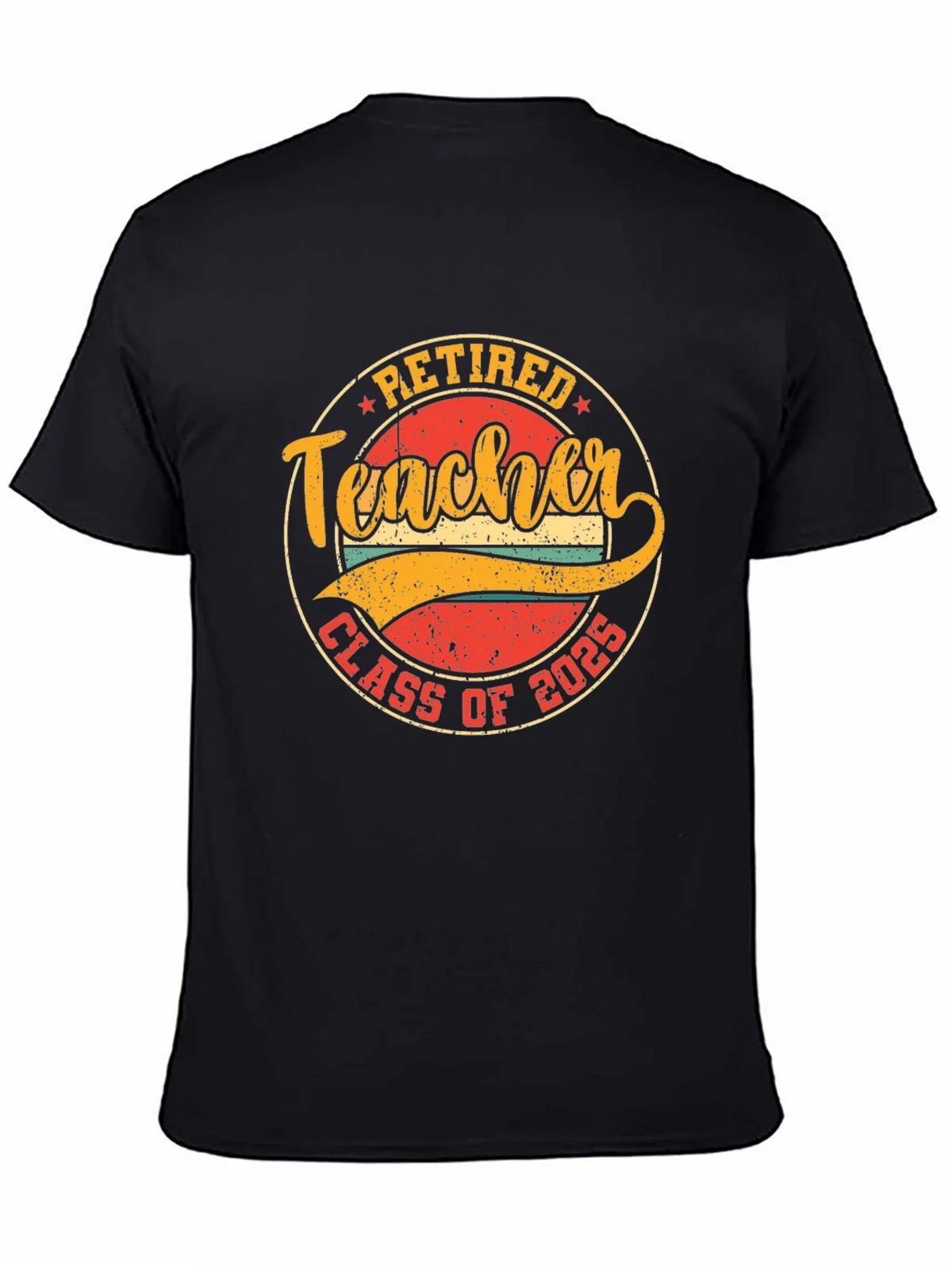 Retired Teacher Class of 2025 T-Shirt product image 4