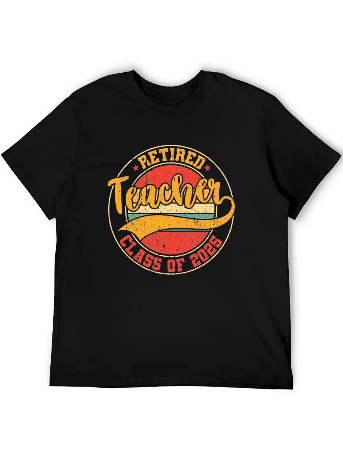 Retired Teacher Class of 2025 T-Shirt product image 5