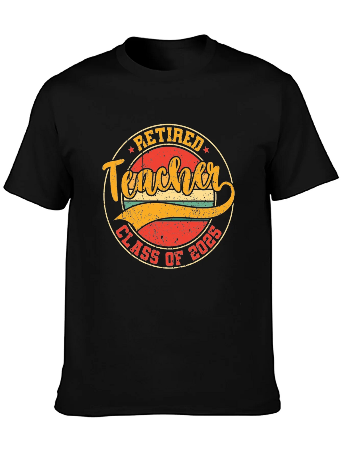 Retired Teacher Class of 2025 T-Shirt product image 3