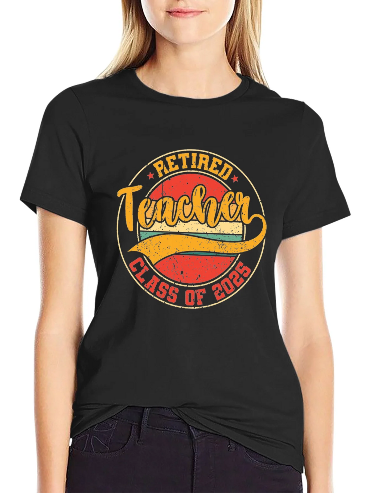 Retired Teacher Class of 2025 T-Shirt product image 2