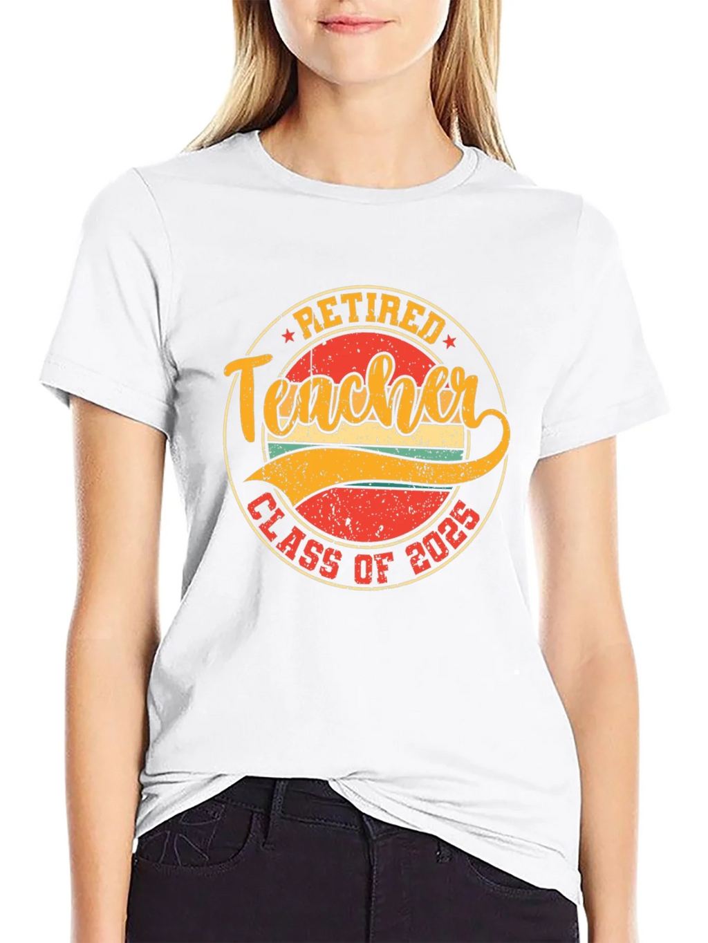 Retired Teacher Class of 2025 T-Shirt product image 8